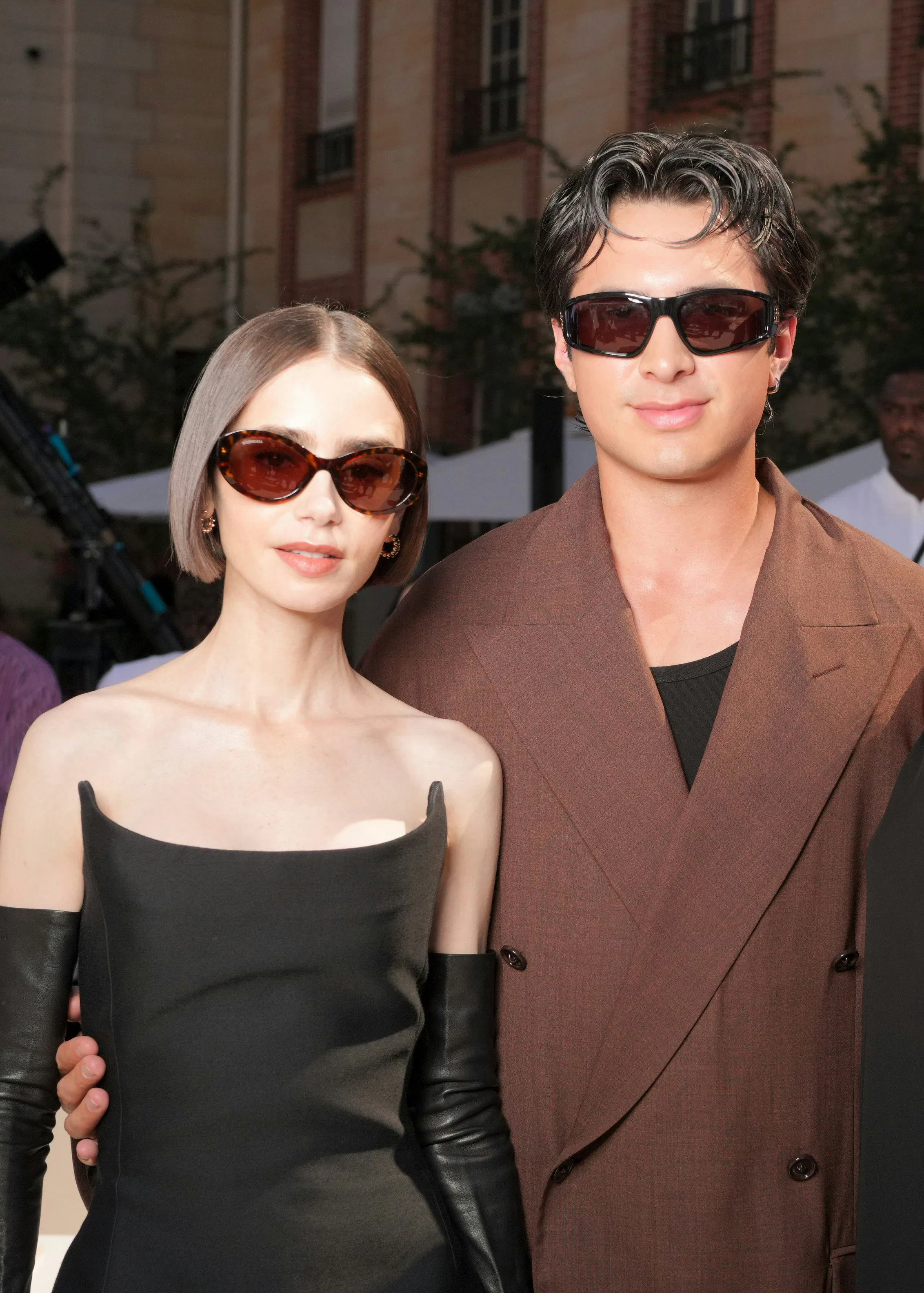 Hudson Williams and Lily Collins Are Couture Week's Surprising Front Row ...