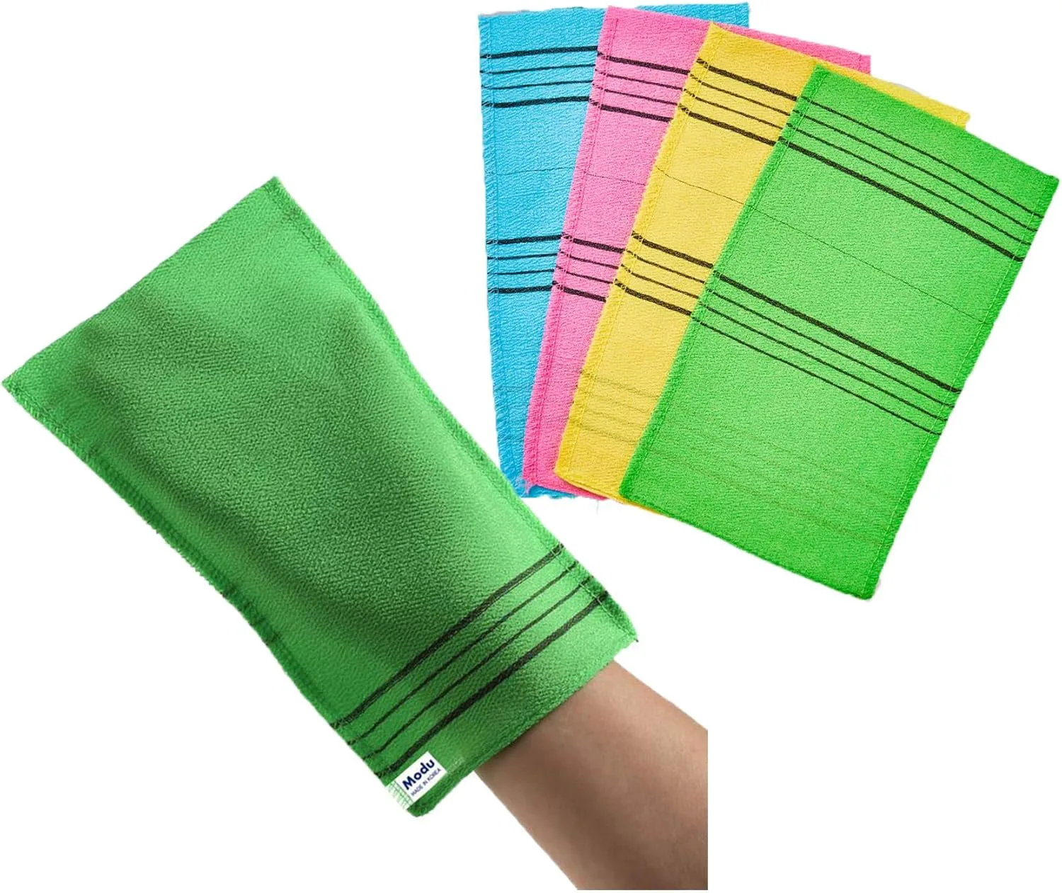 Modu Exfoliating Mitts (4-Pack)