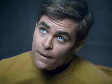 Chris Pine as Captain Kirk in 'Star Trek Beyond.'