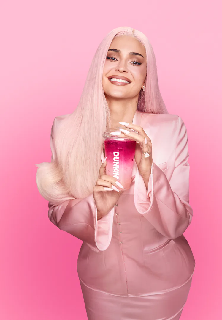 I tried the King Kylie Collection at Dunkin' with pink summer drinks.