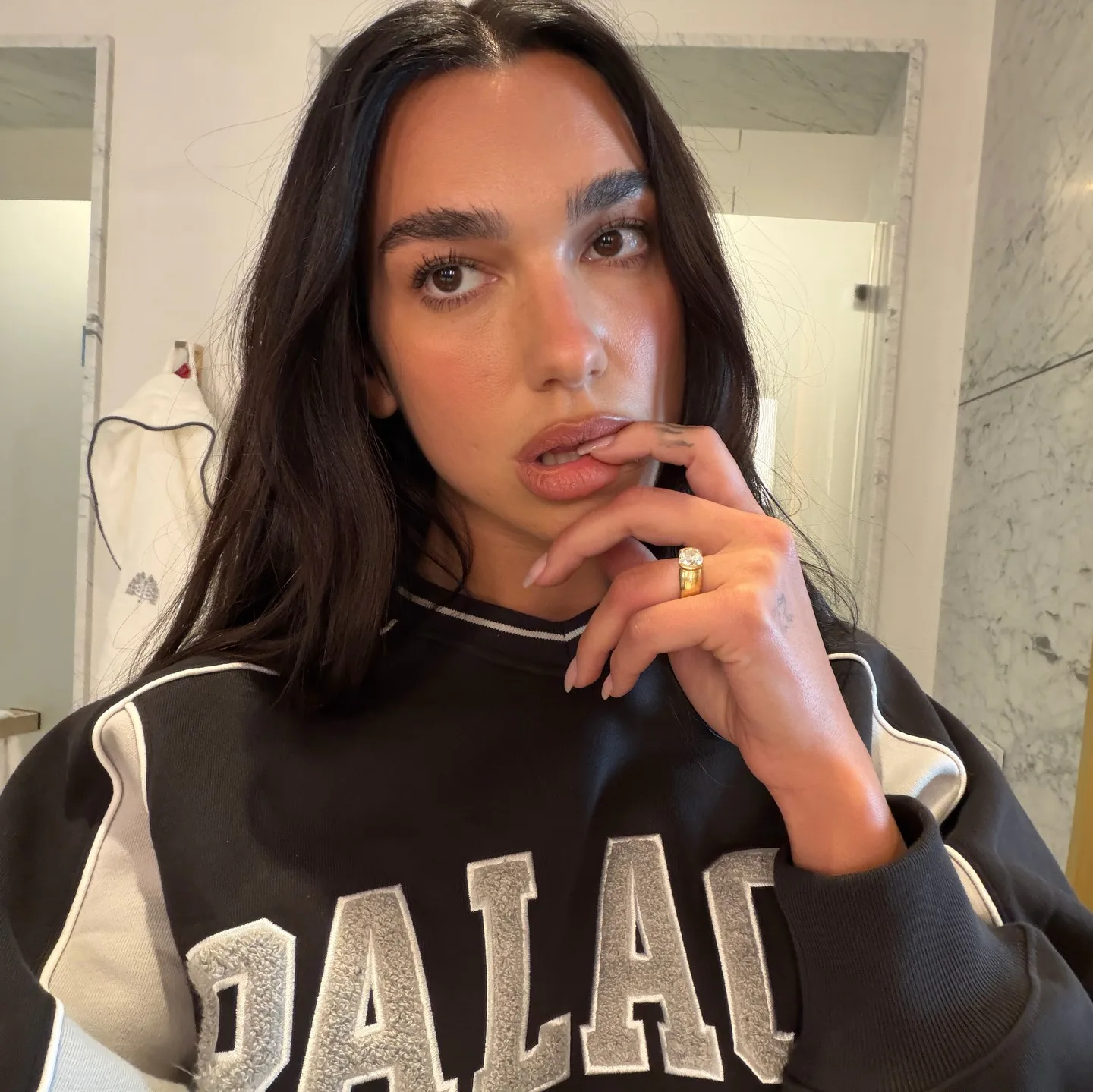 Dua Lipa Fashionably Revealed Her New Initials After Marrying Callum Turner
