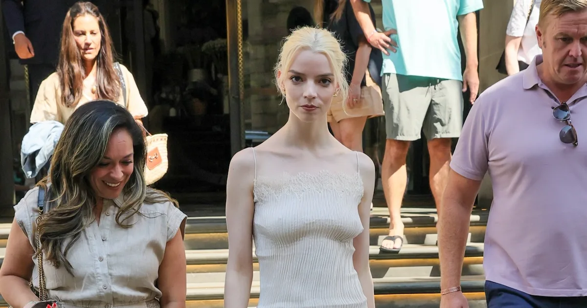 Anya Taylor-Joy Puts a 'Lucky' Spin on Pleats