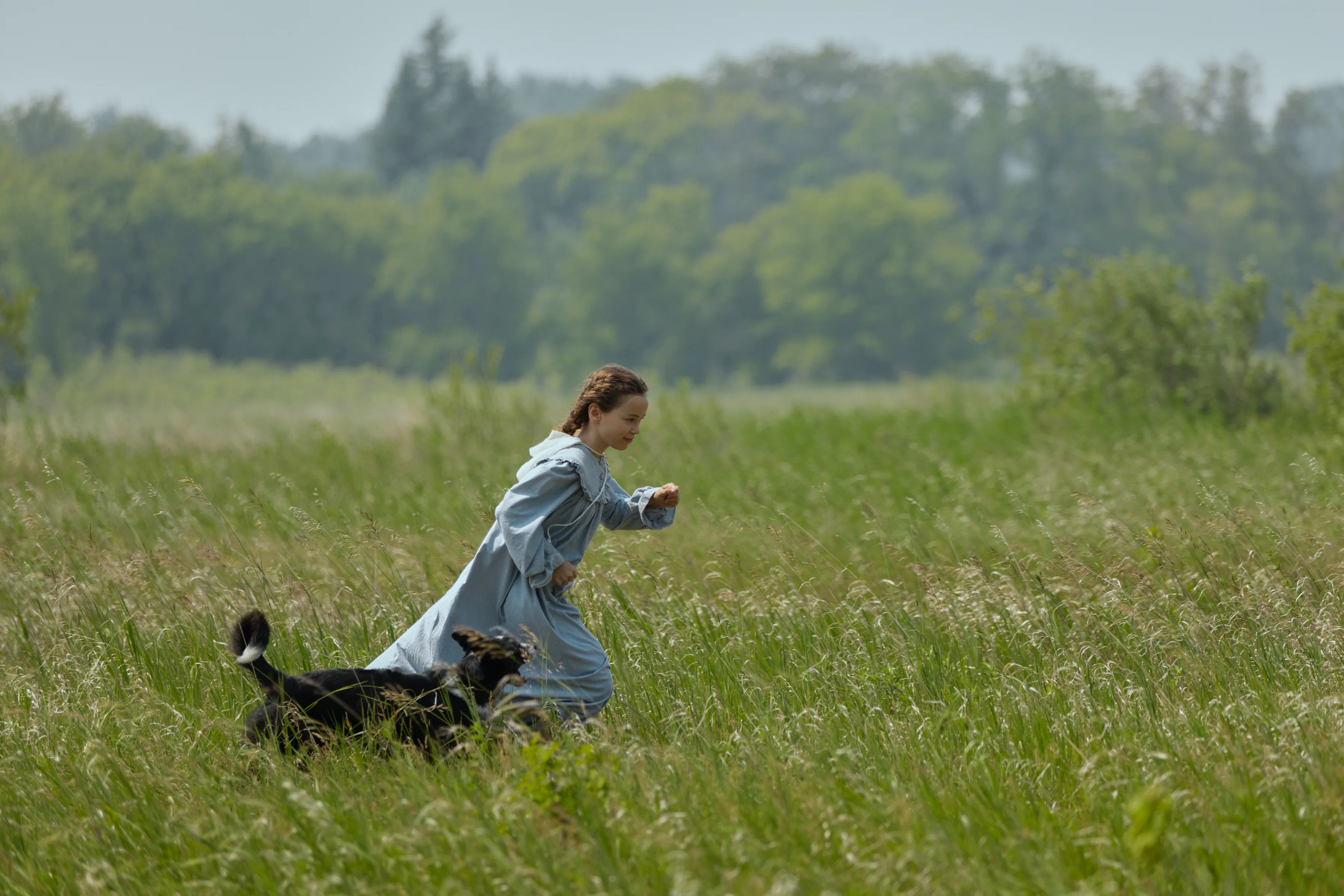 Laura and Jack in Little House on the Prairie. Photo via Netflix