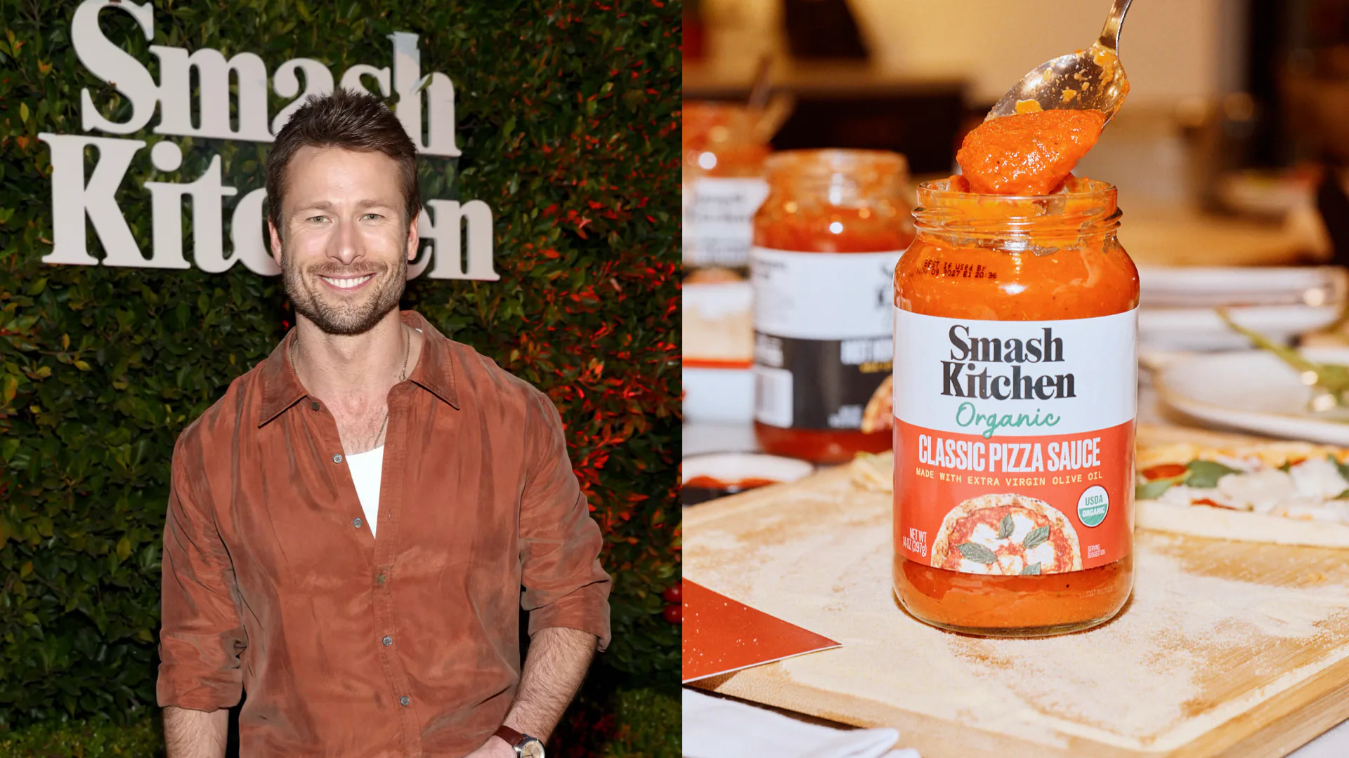 I Tried Glen Powell's Smash Kitchen Pizza Sauces & He's Done It Again