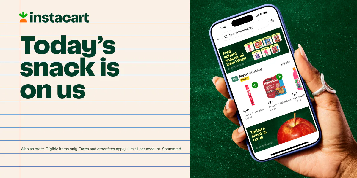 This App Is Giving You Free Back-To-School Snacks 