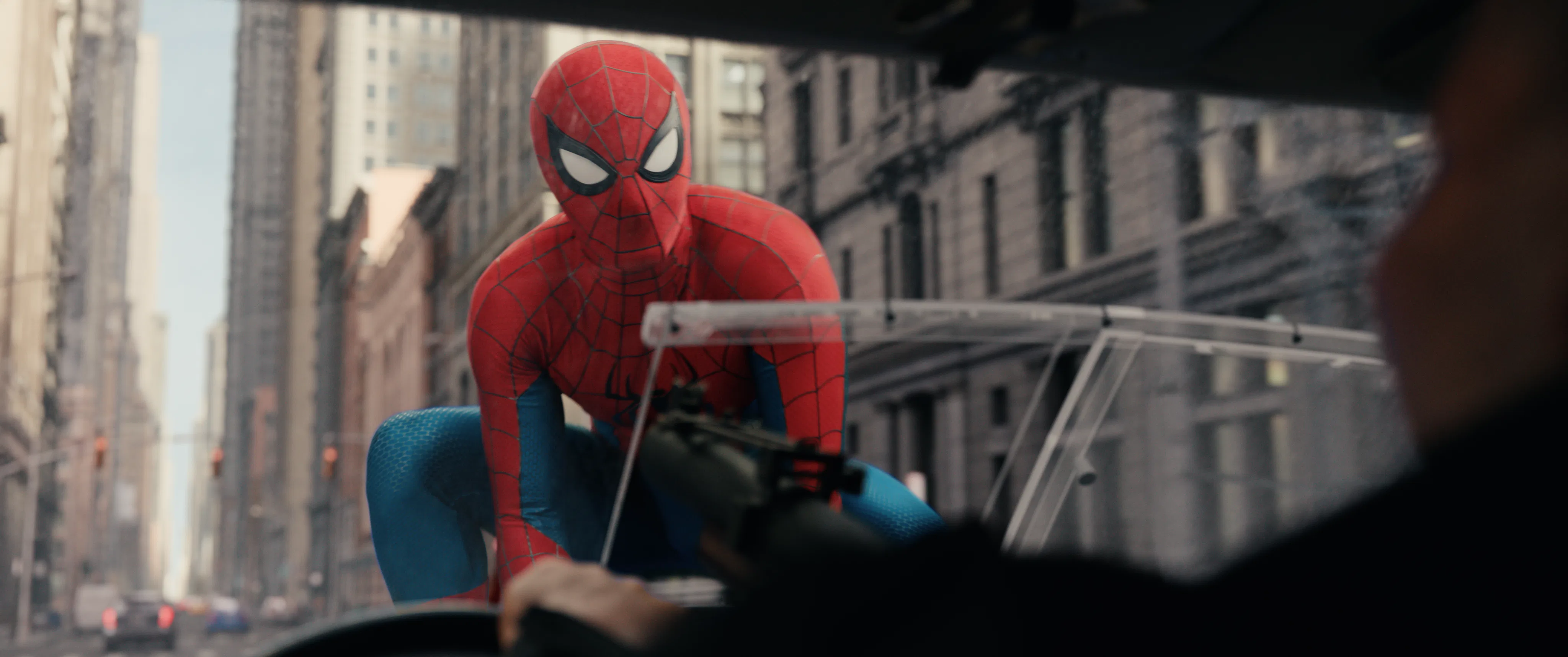 Tom Holland as Peter Parker/Spider-Man in Spider-Man: Brand New Day