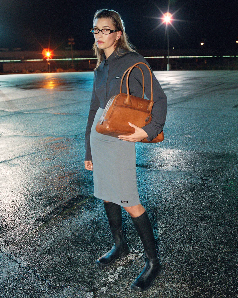 Hailey Bieber, Miu Miu, fashion, campaigns, culture, celebrity, Fall 2026, Winter 2026
