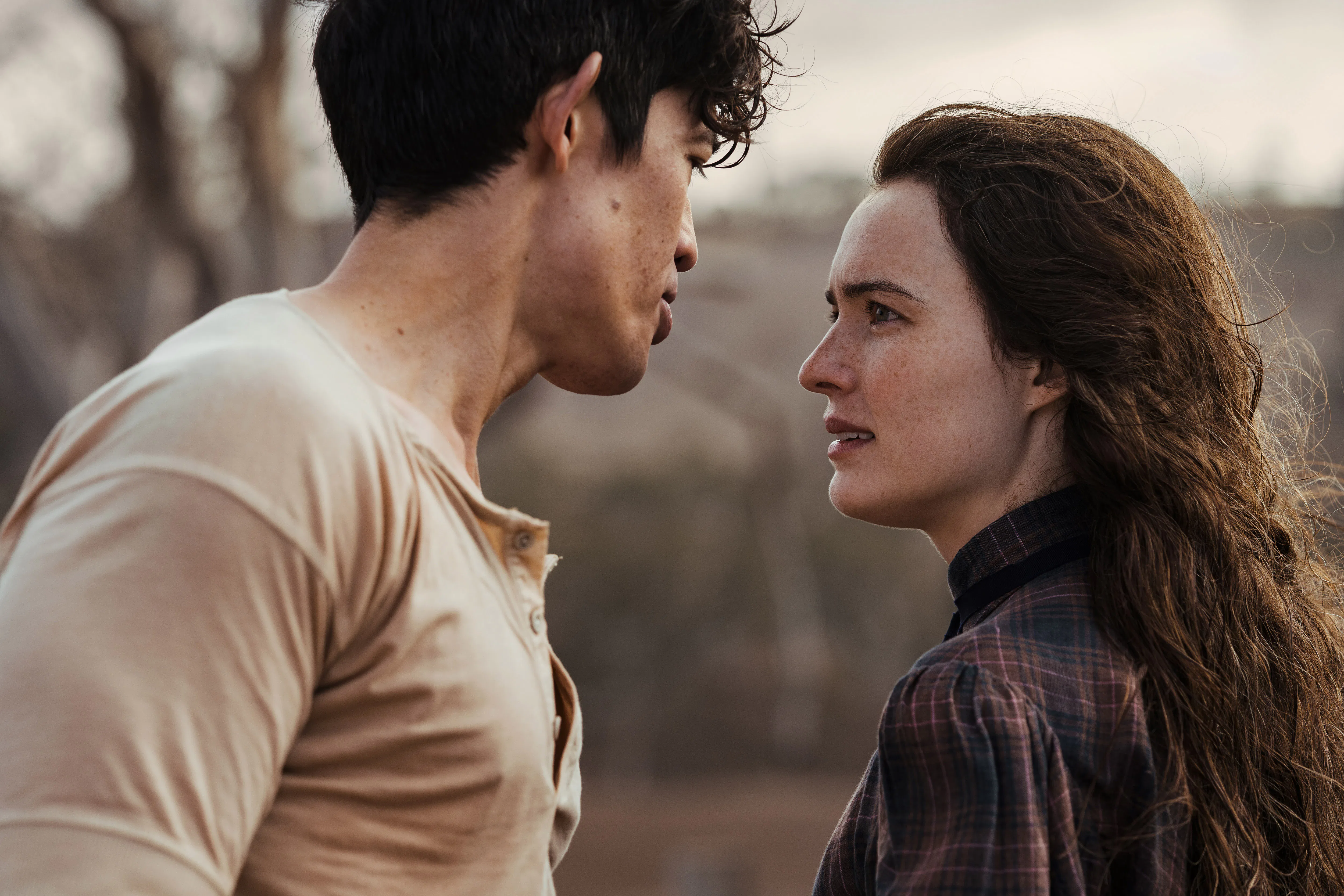 Harold and Sybylla in My Brilliant Career. Photo via Netflix