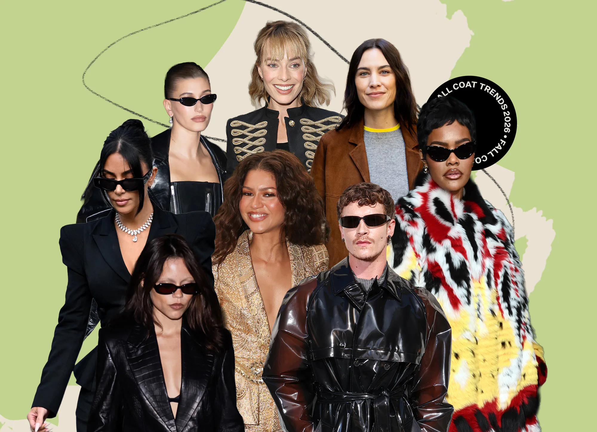 From Margot Robbie's military jacket to Kim Kardashian's peplum, here's how fashion's It girls are s...