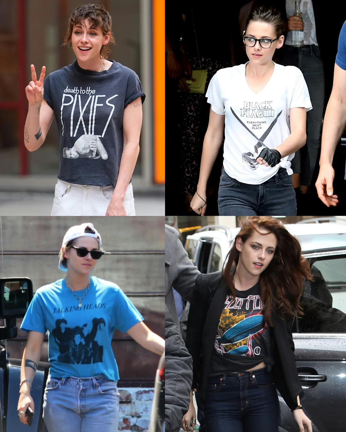 Kristen Stewart’s Vintage T-Shirt Collection Remains Unmatched