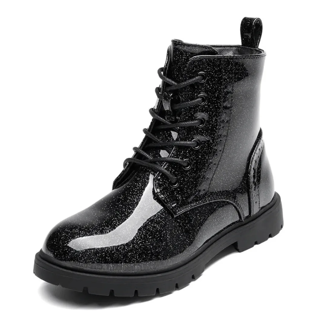 DREAM PAIRS KIDS RainRover Kids Ankle Combat Boots