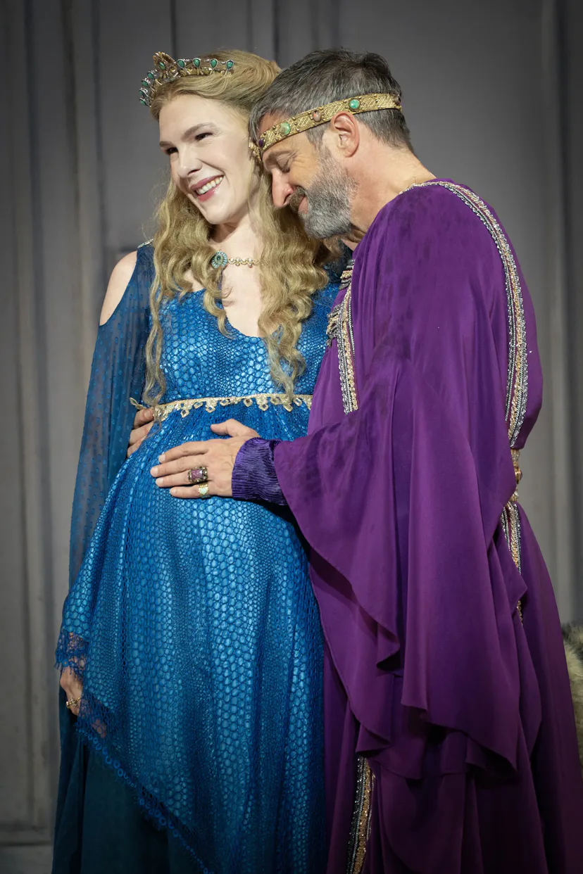 Lily Rabe and Raúl Esparza in the Free Shakespeare in the Park production of 'The Winters Tale.'