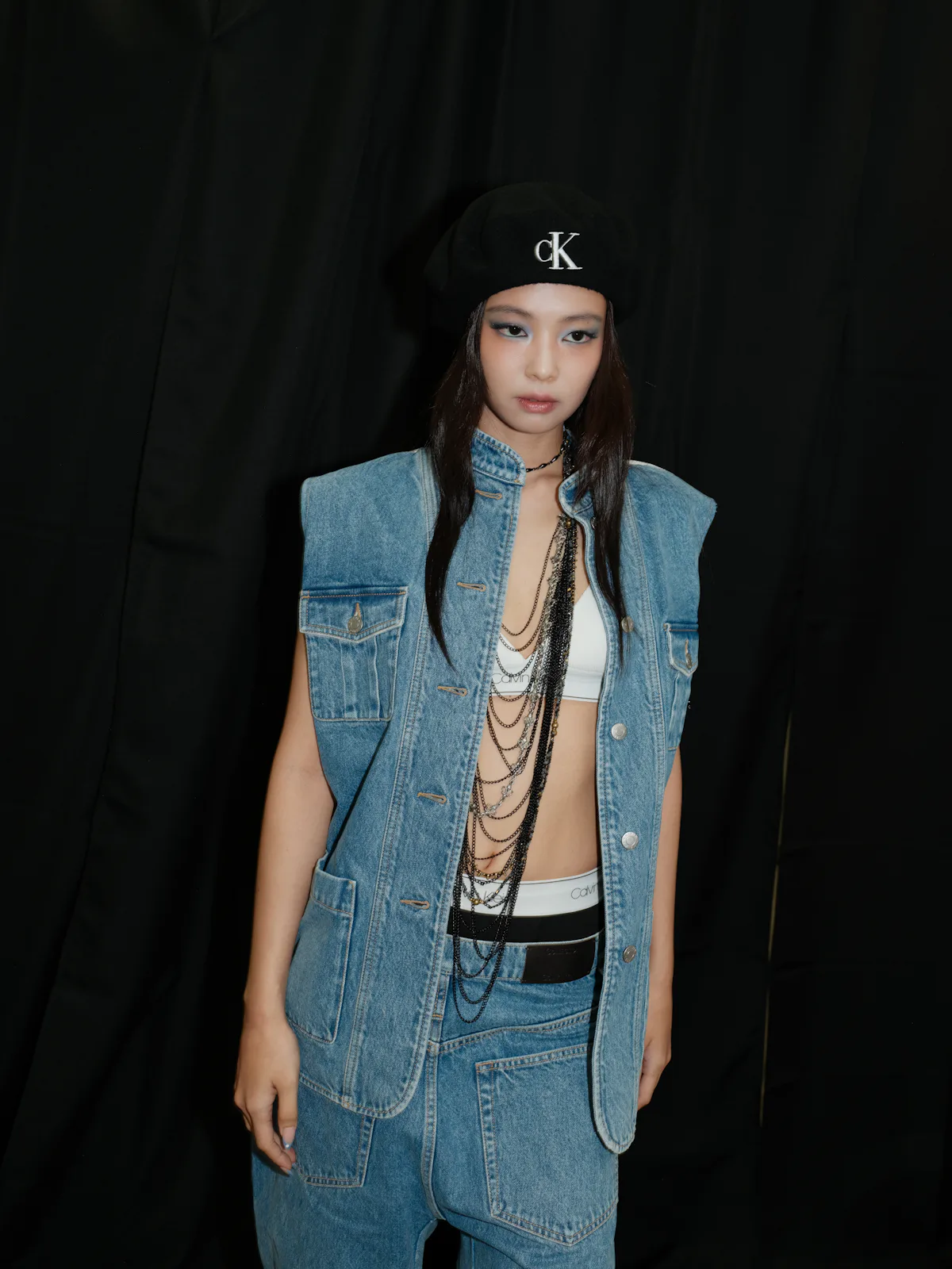 Jennie Makes The Case For A Maximalist-Denim Fall
