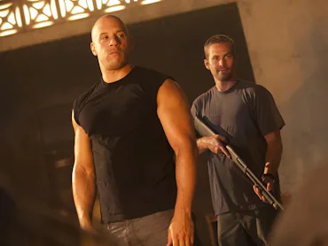 Vin Diesel and Paul Walker in Fast Five