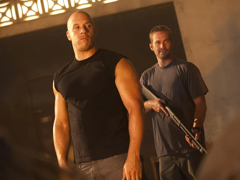 Vin Diesel and Paul Walker in Fast Five