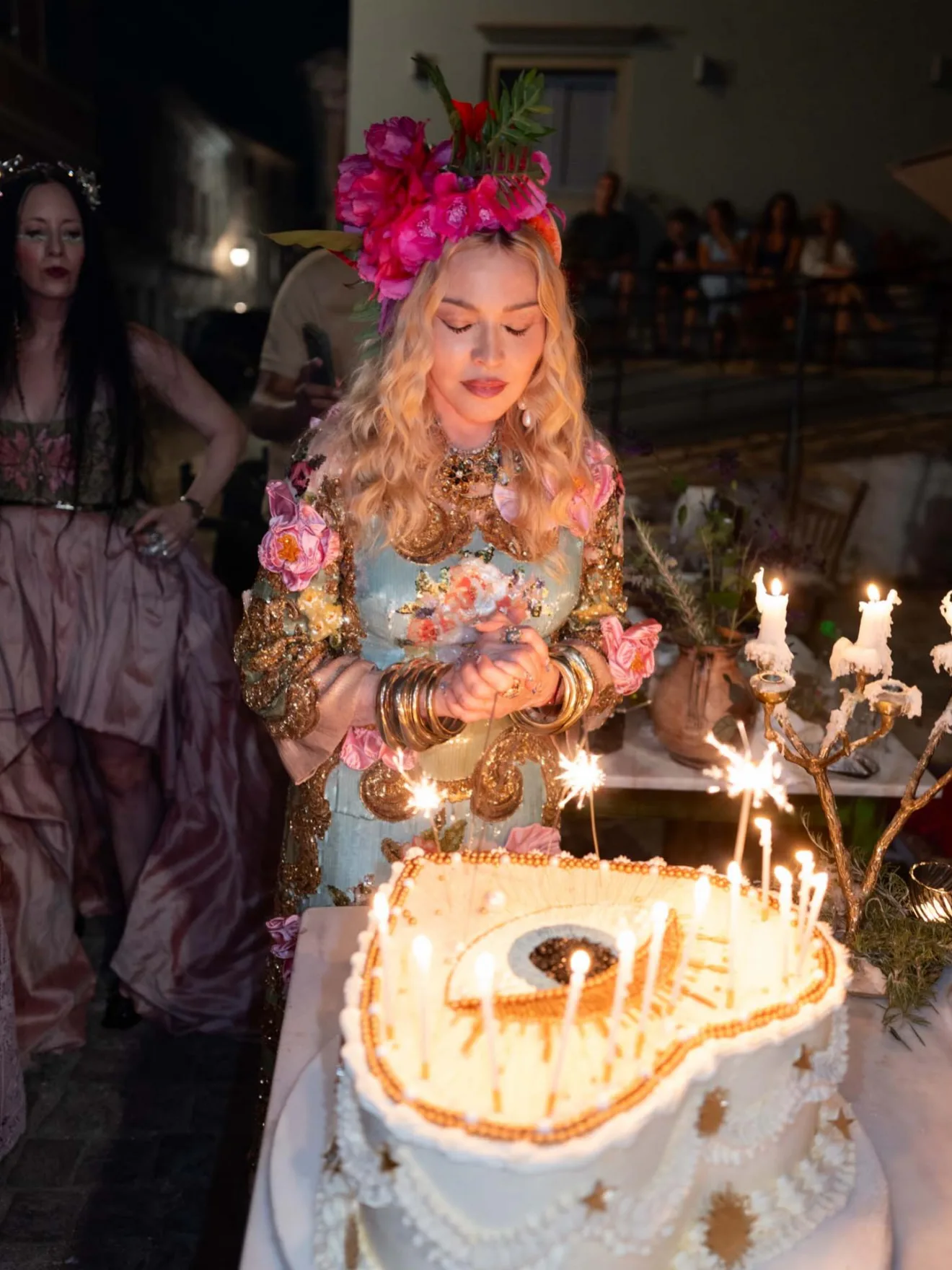 Madonna's 68th birthday party. 