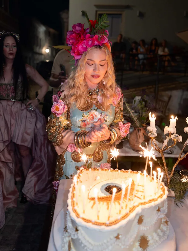 Madonna's 68th birthday party.