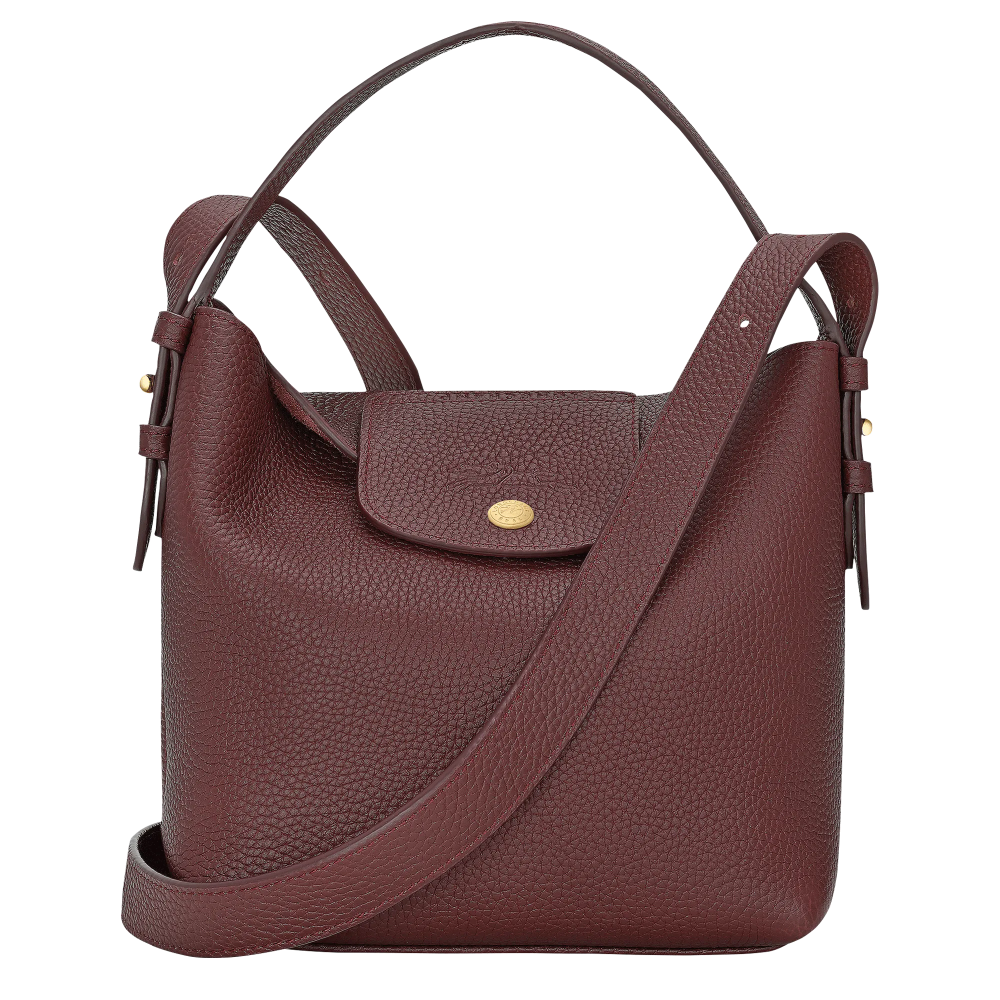 Le Cadence S Bucket Bag - Burgundy