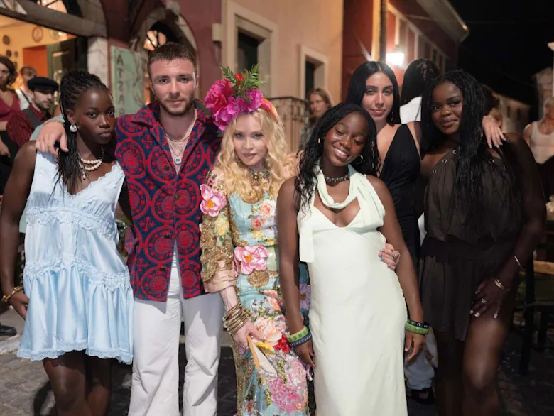 Madonna's birthday celebrations in Greece.