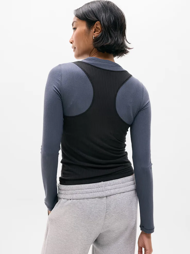 Perfect Rib Layered Top