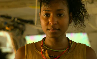 Carlacia Grants says she pitched an alternate ending for 'Outer Banks' where Cleo and Pope live in t...