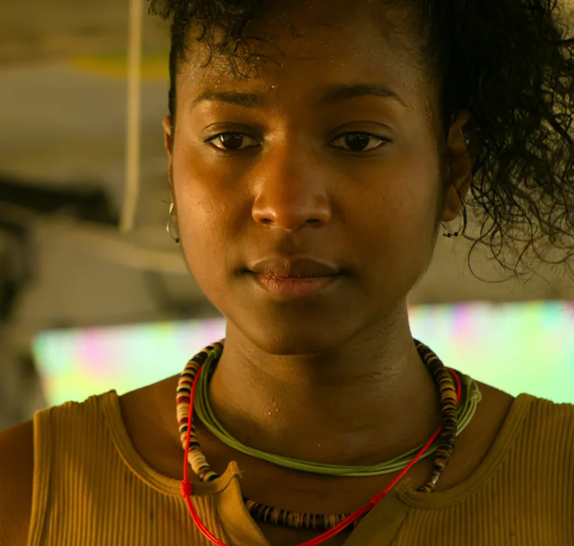 Carlacia Grants says she pitched an alternate ending for 'Outer Banks' where Cleo and Pope live in t...