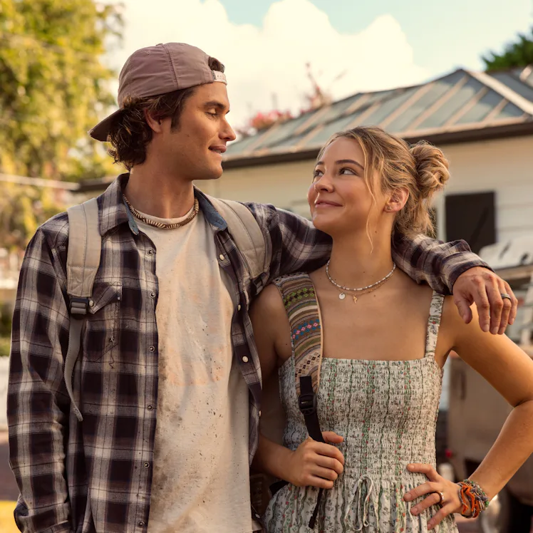 Chase Stokes and Madelyn Cline detailed filming an 'Outer Banks' wedding as exes.