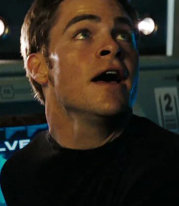 Kirk (Chris Pine) in Star Trek 2009