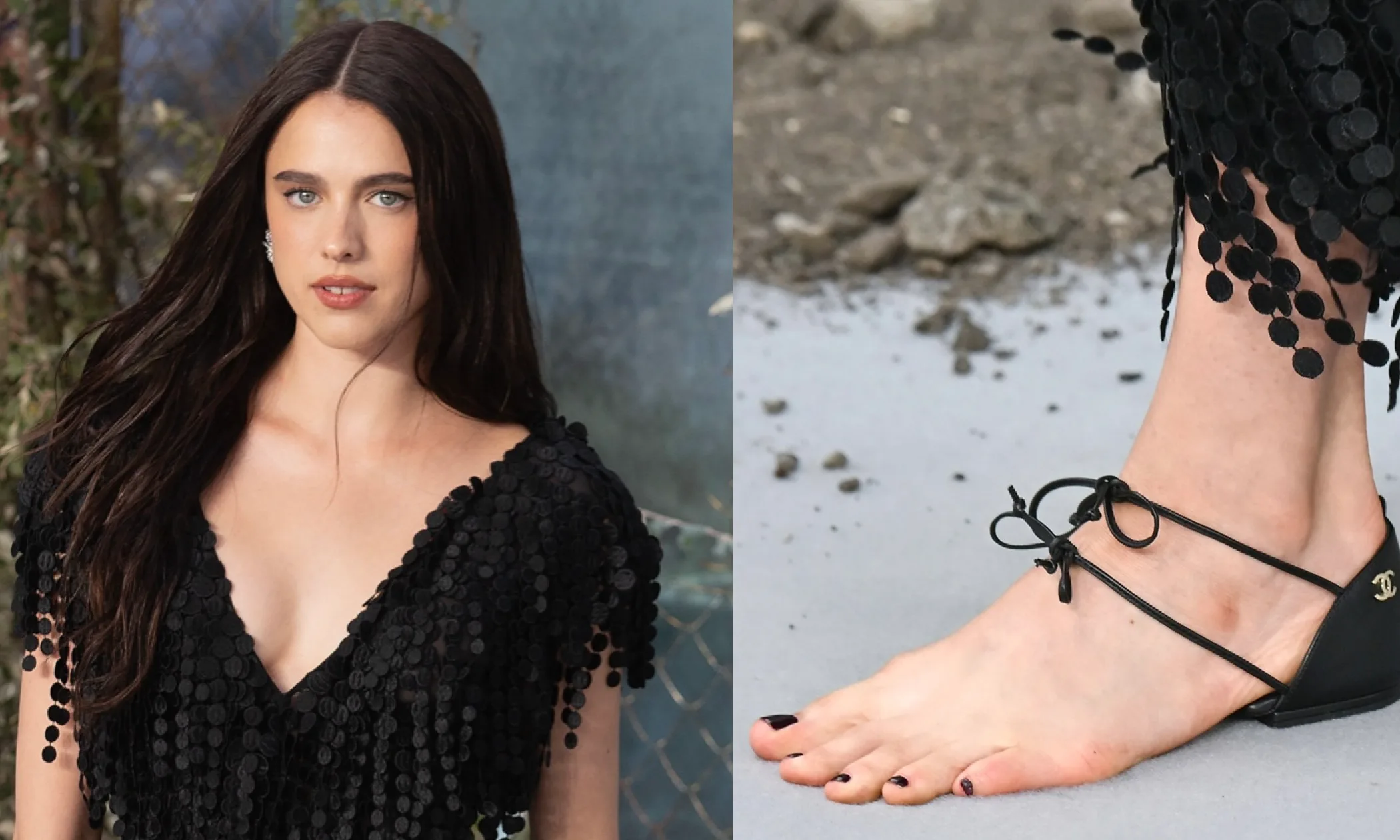 Margaret Qualley Wears Chanel's Viral Naked Shoes on the Red Carpet