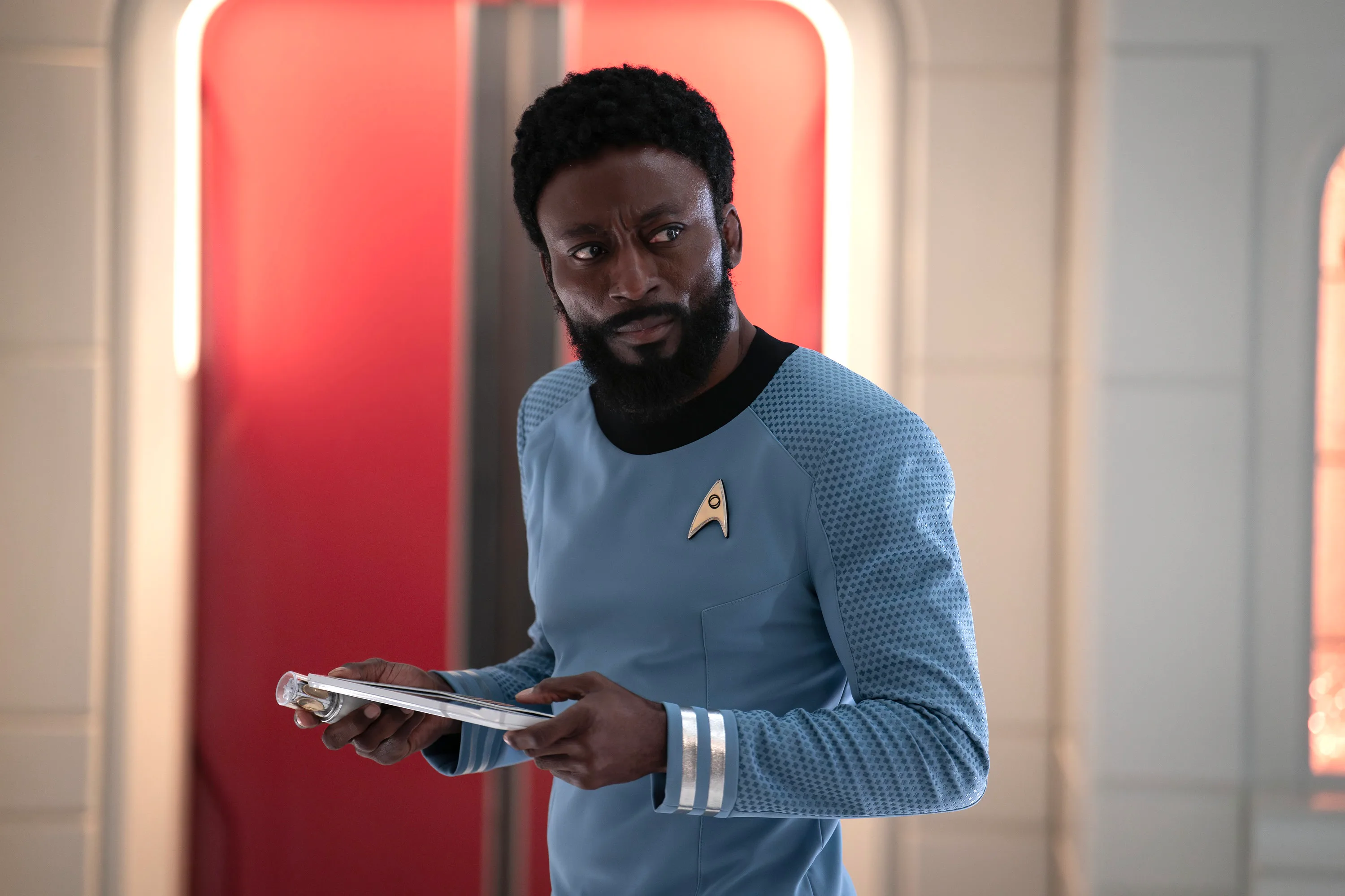 Babs Olusanmokun in 'Star Trek: Strange New Worlds.'