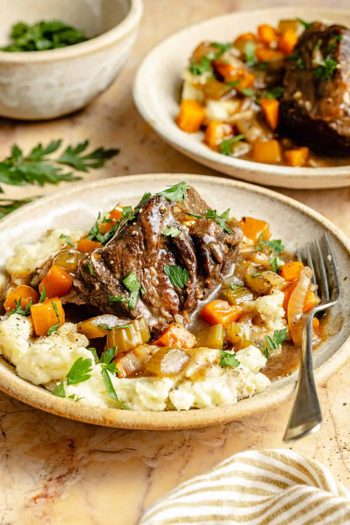 Cozy Slow Cooker Short Ribs, in a story about cozy fall dinners.