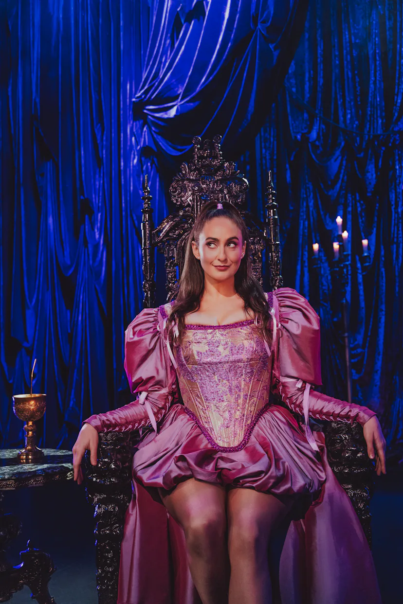 Cat Cohen in 'Broad Strokes,' her off-Broadway debut and one-woman show inspired by surviving a stro...