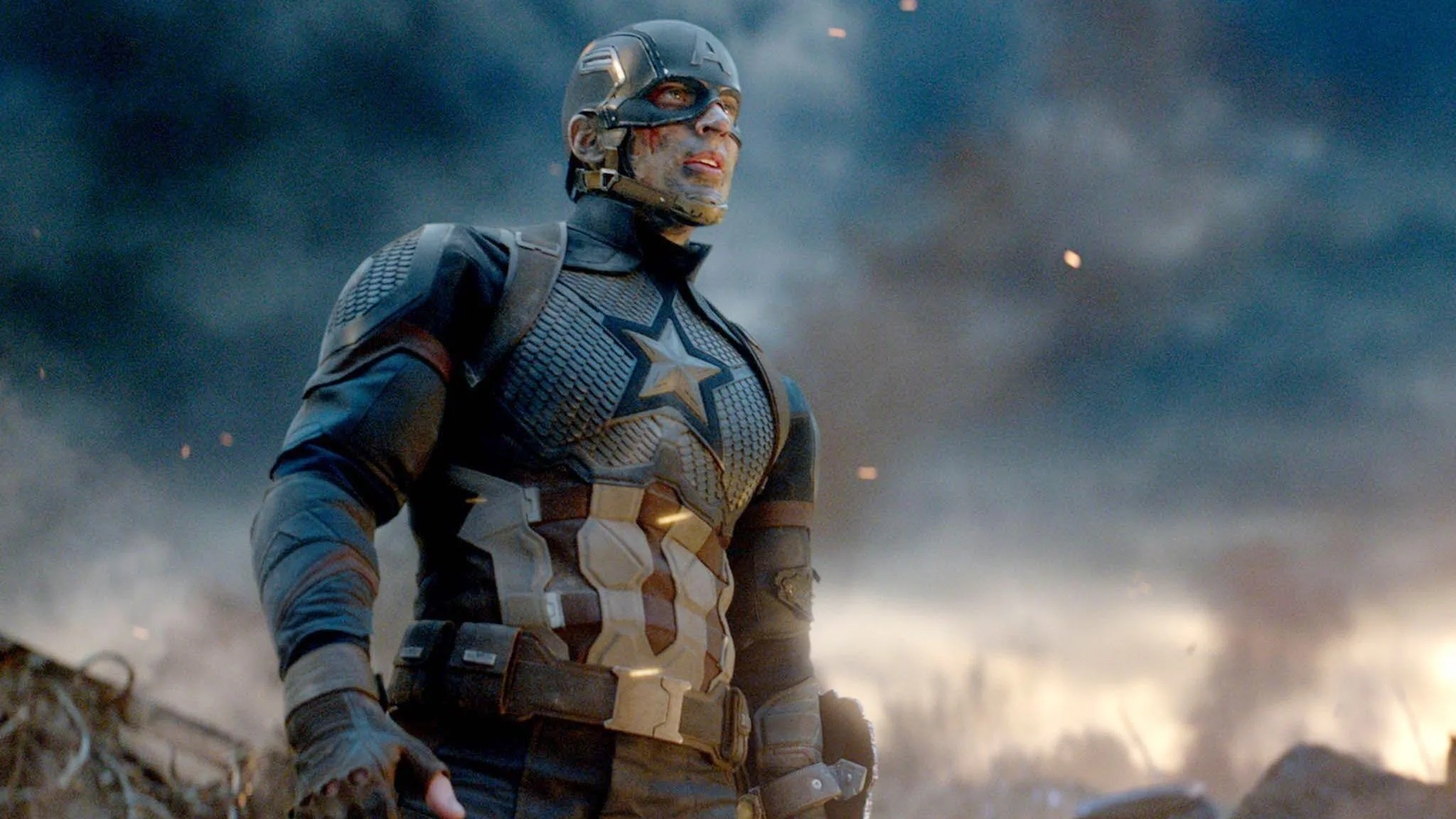 Chris Evans as Steve Rogers/Captain America in Avengers: Endgame