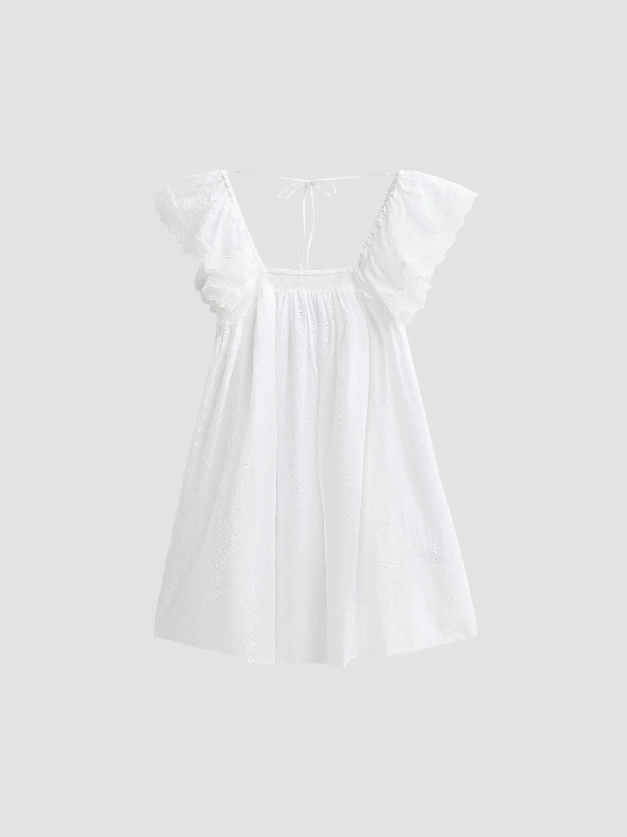Broderie Anglaise Babydoll Dress