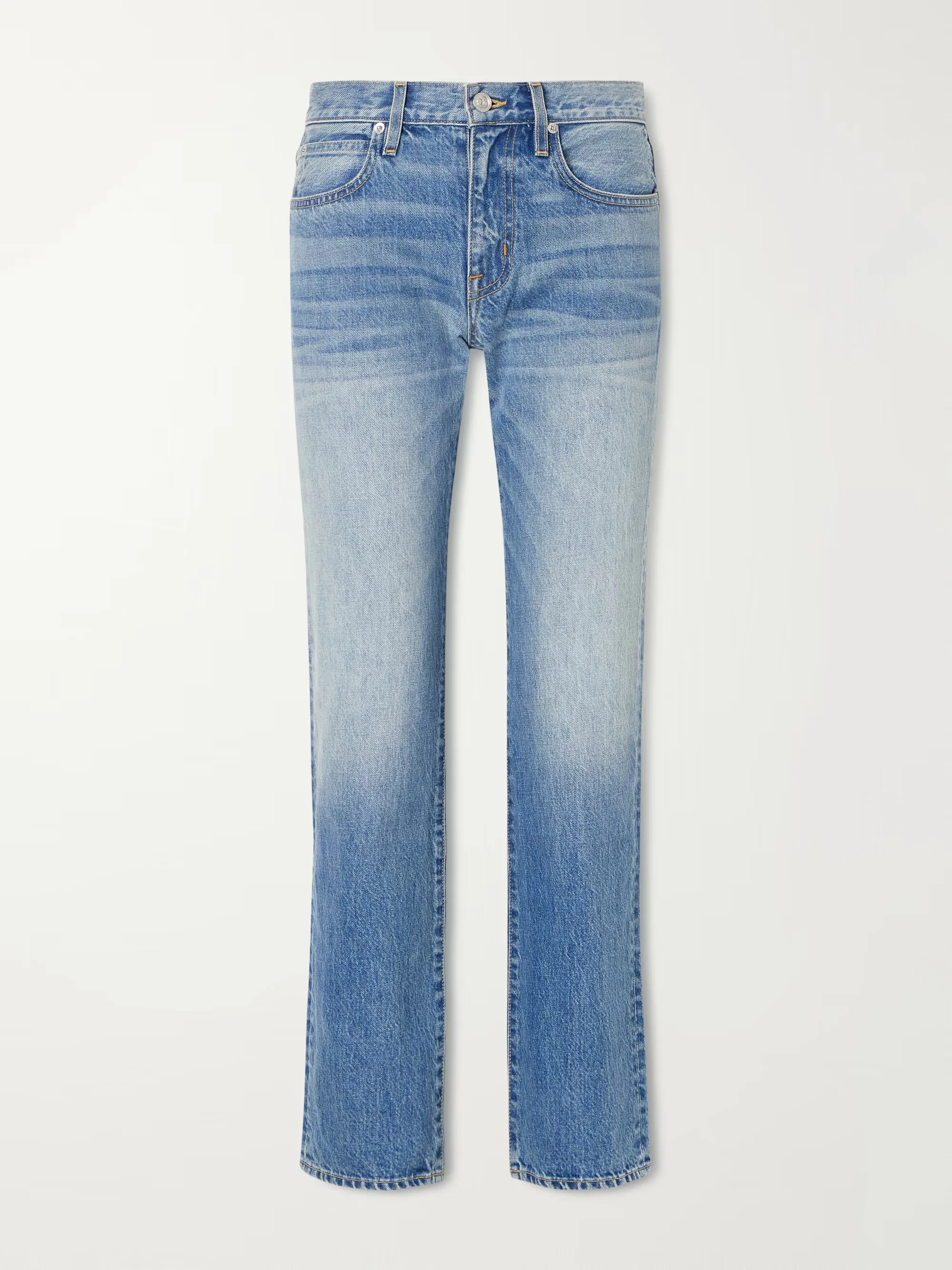 Isabel Low-Rise Straight-Leg Jeans