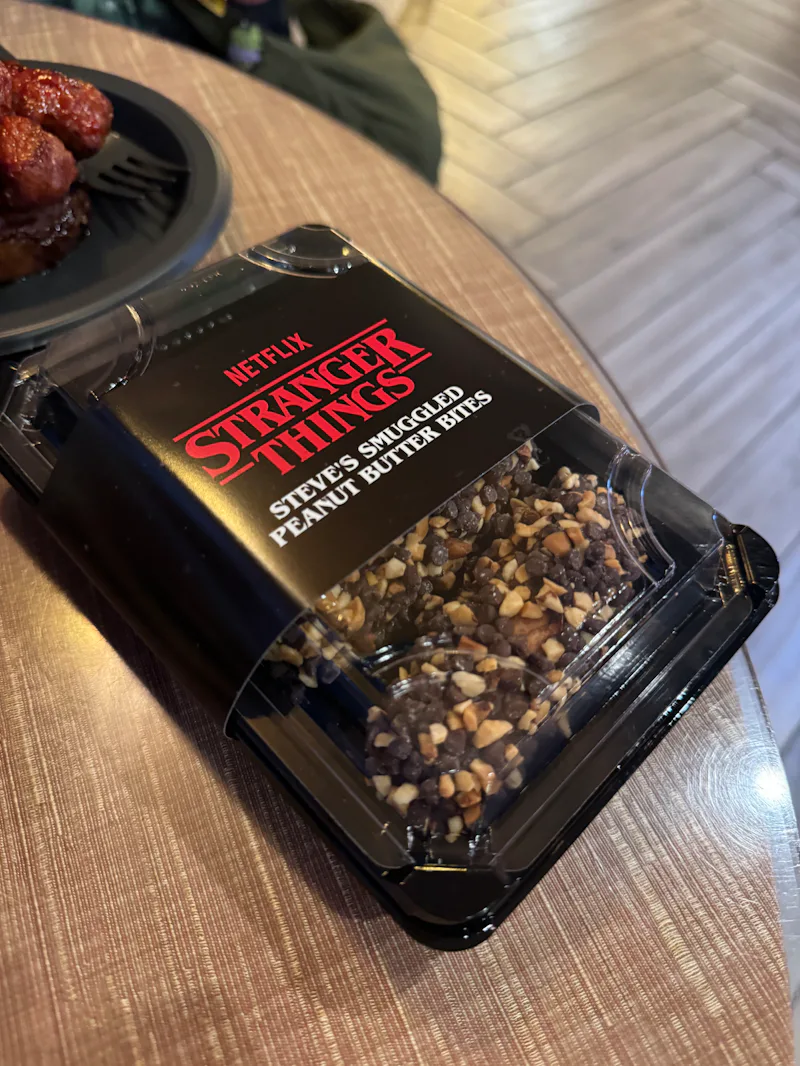 Stranger Things Float I Tried The 'Stranger Things' Peanut Butter Bites & More At HHN 2026