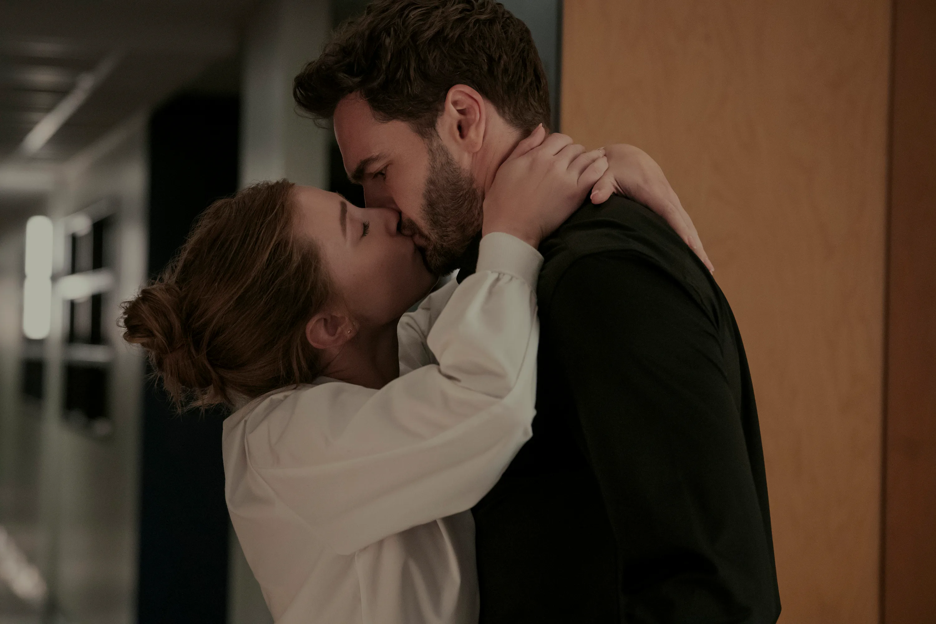 Olive and Adam in The Love Hypothesis. Photo via Prime Video