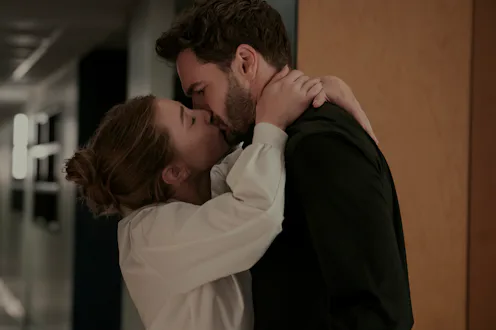 Olive and Adam in The Love Hypothesis. Photo via Prime Video