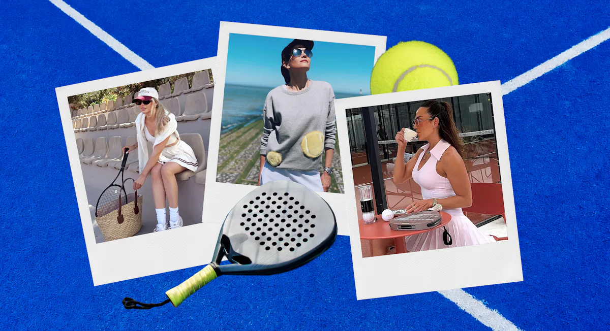 bustle.com - Hana Hong - From Courtside To Coffee, The 'Apr&egrave;s-Padel' Aesthetic Is Fashion's New Obsession