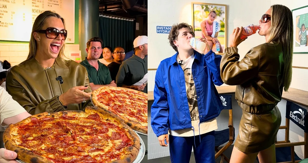 Aryna Sabalenka Judged Her Lookalike Contest at a Brooklyn Pizza Shop