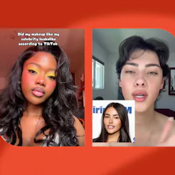 All about TikTok's celebrity lookalike makeup trend.