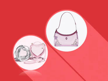 Cute clear bags for stadium events.