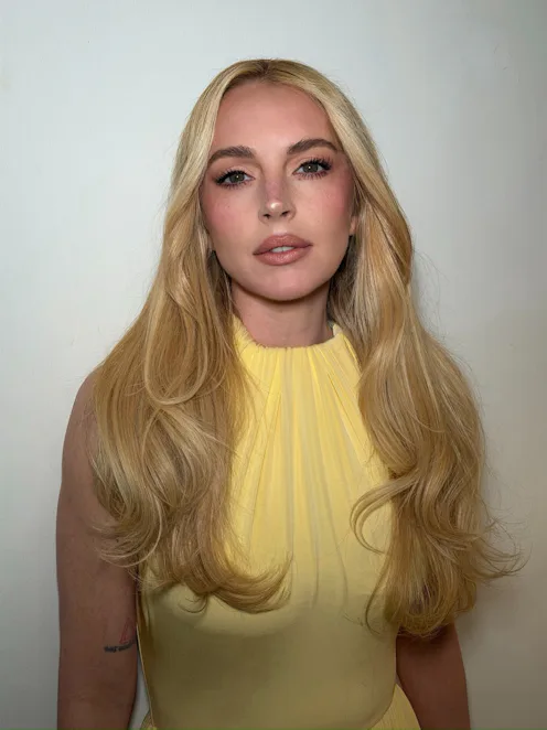 Lindsay Lohan Blonde Hair