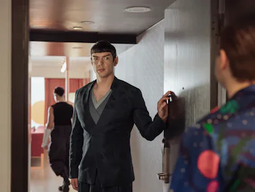 Ethan Peck as Spock in 'Strange New Worlds.'