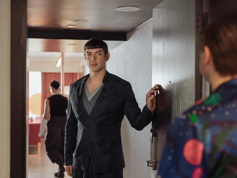 Ethan Peck as Spock in 'Strange New Worlds.'