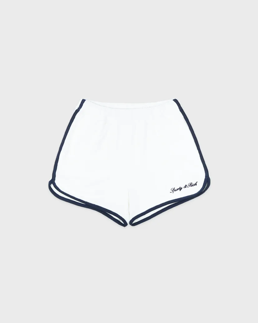 Sporty & Rich Signature Logo Terry Short