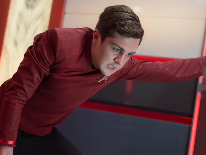 Maritn Quinn as Scotty in 'Strange New Worlds.'