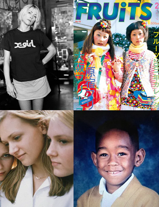 A few of the inspirations behind this issue. Clockwise from top left: 'Sassy' magazine, December 199...