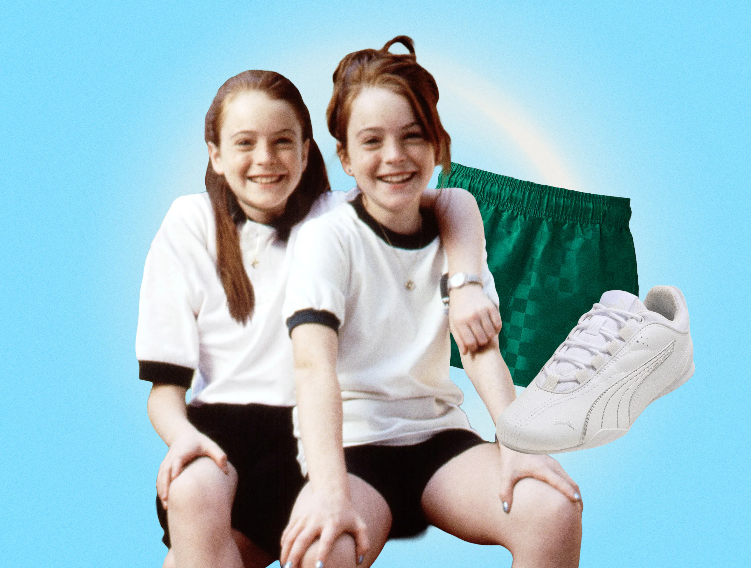 Hallie and Annie, played by Lindsay Lohan, in 'The Parent Trap'