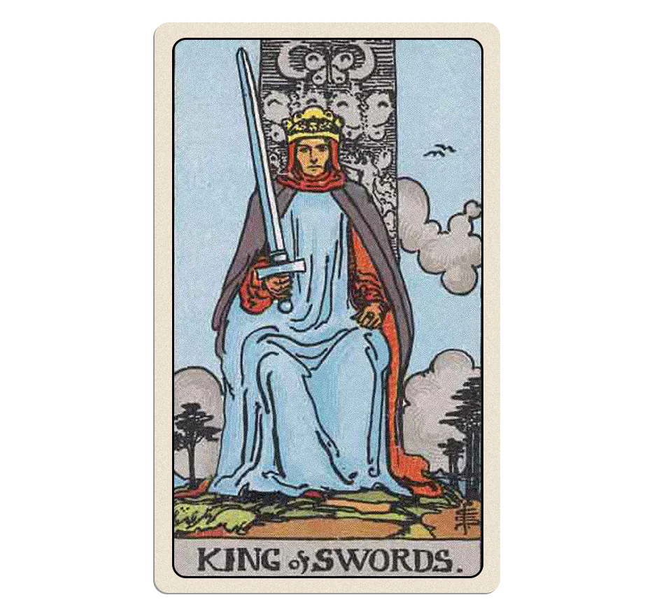 King Of Swords tarot card